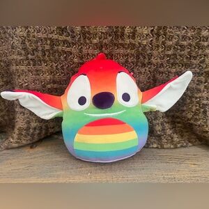 Disney Pride Collection Stitch Squishmallow Plush,  Rainbow, 🌈 great condition